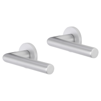 Impresso London deurkruk op rozet 53x9mm Aluminium