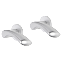 Impresso Oxford deurkruk op rozet 53x9mm Aluminium