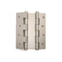 Justor deurveerscharnier dubbelwerkend muur montage alu zilver, 180 mm lang, dd 35-45mm