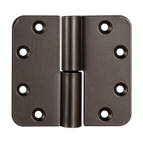 Kogelpaumelle ronde hoek Dark blend DIN rechts, 89x96 mm