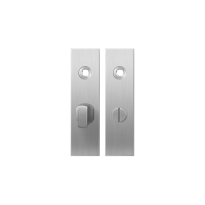 Kortschild GPF1100.15 WC55/8 grote knop RVS geborsteld
