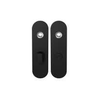 Kortschild GPF8100.10 WC63/8 grote knop zwart