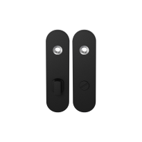 Kortschild GPF8100.10 WC72/8 grote knop zwart