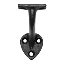 KP3491 leuninghouder 51mm smeedijzer zwart