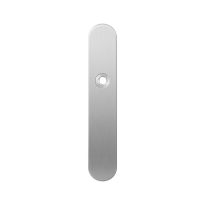 Langschild GPF1100.20L blind linksdraaiend RVS geborsteld
