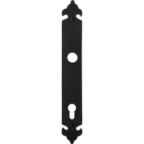 Langschild GPF6100.25L/R PC92 links-/rechtsdraaiend smeedijzer zwart