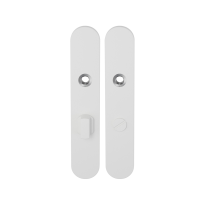 Langschild GPF8100.60 WC63/8 grote knop wit