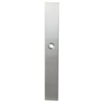 Langschild XL GPF1100.75 WC72/8 grote knop RVS geborsteld