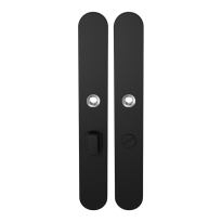 Langschild XL GPF8100.70 WC57/5 grote knop zwart