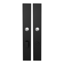 Langschild XL GPF8100.75 WC72/8 grote knop zwart