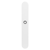Langschild XL GPF8100.80R blind rechtsdraaiend wit