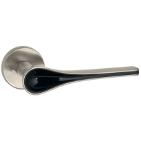 Luxuria Krukgarnituur WC Tiffany, mat nikkel/zwart