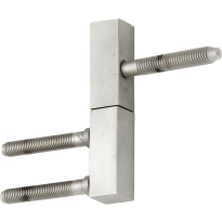 M&T paumelle Mini, mat nikkel ongelakt links, 82x15x15mm