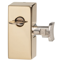 Mi Satori Bijzetslot Elegant buiten draaiend messing ongelakt