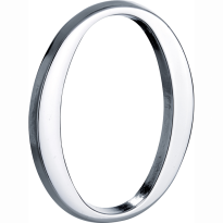Mi Satori Huisnummer Roman 120mm-0 glans chroom