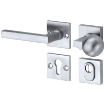 Mi Satori knop/kruk op rozet - SKG Kare mat chroom links