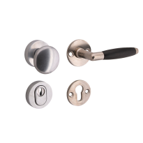 Mi Satori knop/kruk op rozet - SKG Ton ebben antiek nikkel/antiek chroom rechts