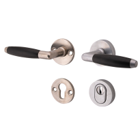 Mi Satori kruk/kruk op rozet - SKG Ton ebben antiek nikkel/antiek chroom links