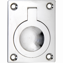 Mi Satori Luikring rechthoekig 40x30mm glans nikkel