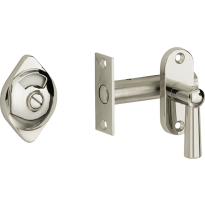 Mi Satori vrij / bezet Insteekgrendel Elegant messing glans nikkel