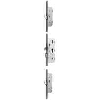 Nemef 4913/01 meerpuntssluiting cilinderbediend afgerond, 1950x24mm, doornmaat 55mm