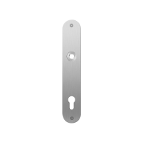 Plaatschild GPF1100.21L/R PC92 links-/rechtsdraaiend RVS geborsteld