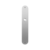 Plaatschild GPF1100.22L/R links-/rechtsdraaiend RVS geborsteld