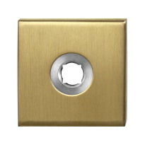 Rozet GPF1100.02P4R 50x50x8mm PVD mat messing rechtsdraaiend