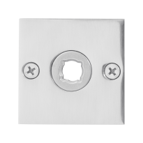 Rozet GPF1100.48L/R 50x50x2mm RVS gepolijst links-/rechtsdraaiend
