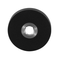 Rozet GPF8100.00L/R 50x8mm zwart links-/rechtsdraaiend