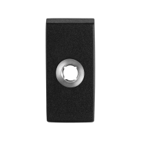 Rozet GPF8100.01 70x32x10mm zwart