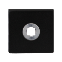 Rozet GPF8100.02R 50x50x8mm zwart rechtsdraaiend