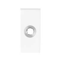 Rozet GPF8100.41L 70x32x10mm wit linksdraaiend