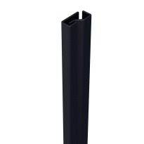 SecuStrip Plus binnendraaiend antraciet, 2300mm, terugligging 0-0mm