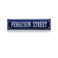 SS-24 emaille straatnaambord 'Ferguson street'
