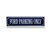 SS-31 emaille straatnaambord 'Ford parking only'