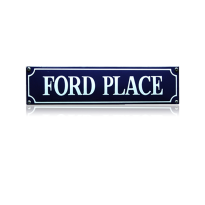 SS-32 emaille straatnaambord 'Ford place'