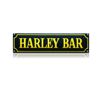 SS-35 emaille straatnaambord 'Harley Bar'