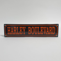 SS-36 emaille straatnaambord 'Harley Boulevard'