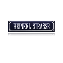 SS-38 emaille straatnaambord 'Heinkel strasse'