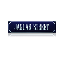 SS-44 emaille straatnaambord 'Jaguar street'
