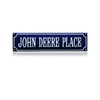 SS-45 emaille straatnaambord 'John Deere place'