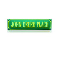 SS-46 emaille straatnaambord 'John Deere place'
