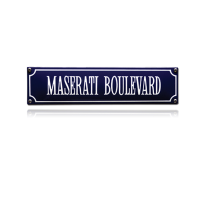 SS-54 emaille straatnaambord 'Maserati Boulevard'
