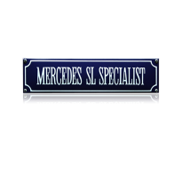 SS-55 emaille straatnaambord 'Mercedes sl specialist'