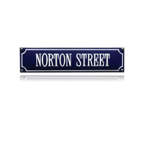 SS-65 emaille straatnaambord 'Norton Street'