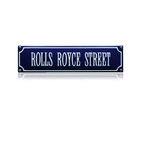 SS-78 emaille straatnaambord 'Rolls Royce street'