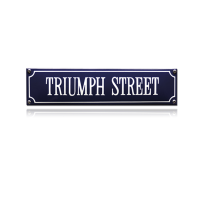 SS-88 emaille straatnaambord 'Triumph Street'