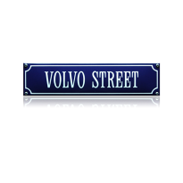 SS-91 emaille straatnaambord 'Volvo street'