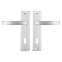Starx Blok deurkruk op schild 180x41mm BB72 Aluminium F1